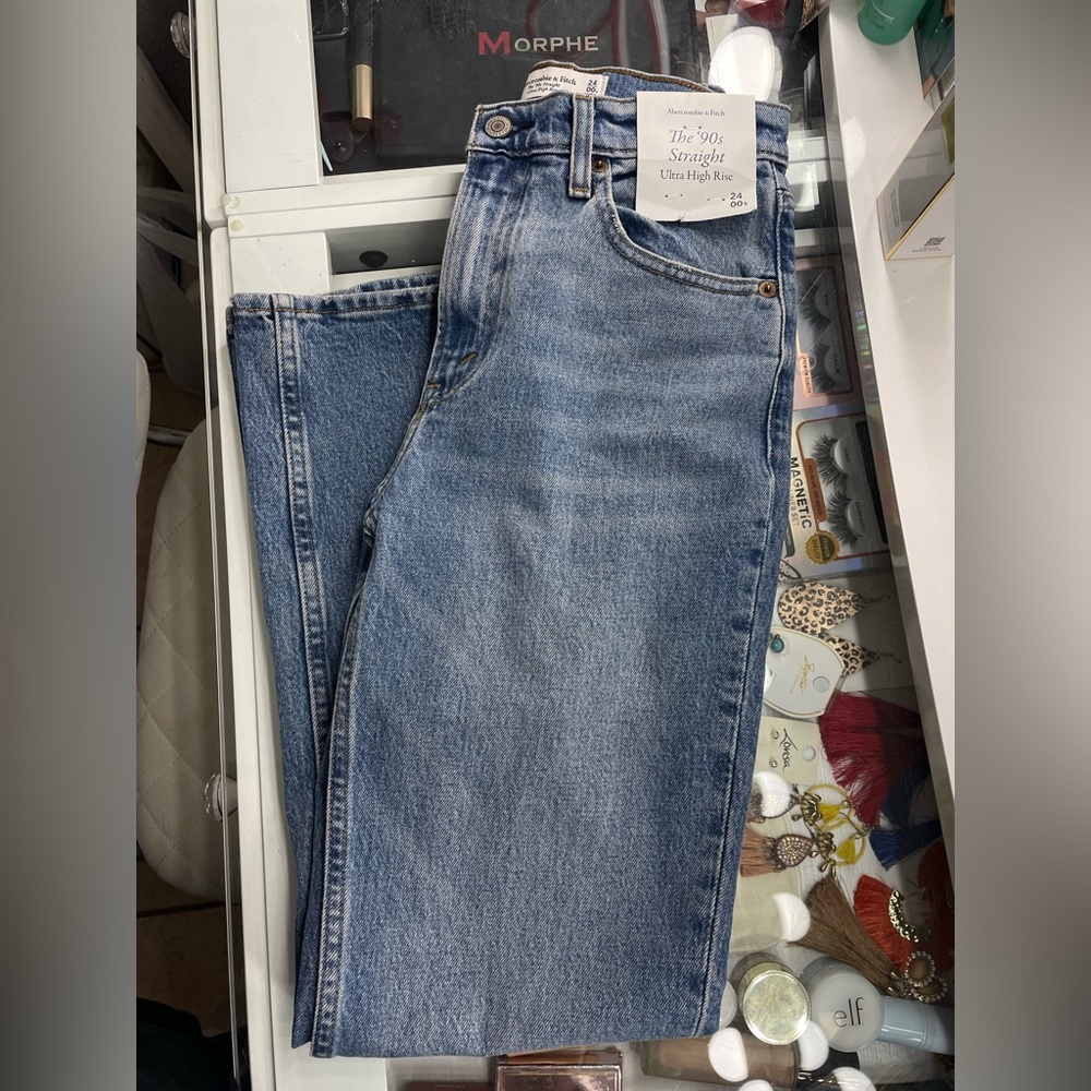 The 90's straight jeans Abercrombie & Fitch